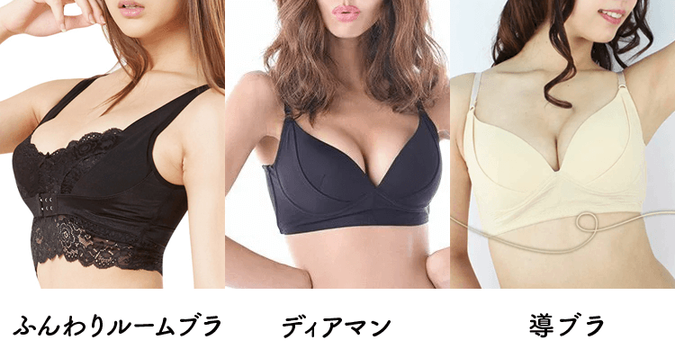 ふんわりルームブラなど